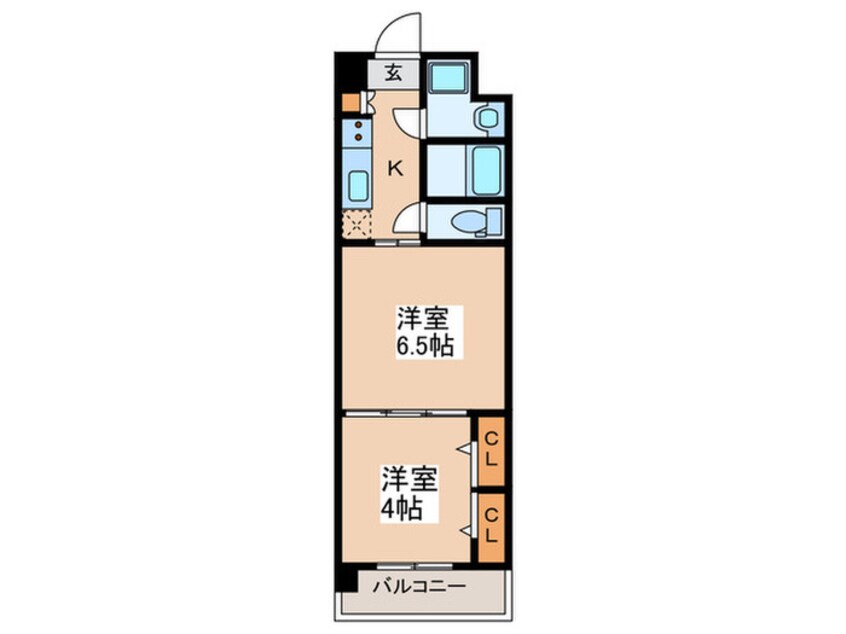 間取図 プランドール天王寺SOUTH