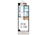 ＣＯＭＯＤＯ１６ 1Kの間取り