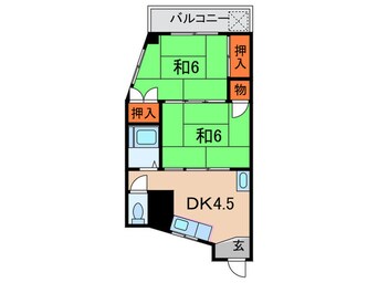 間取図 楠ビル