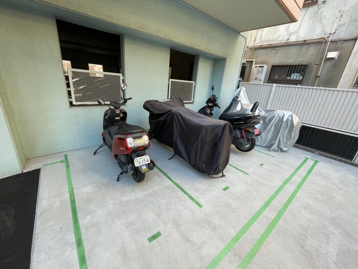 バイク置き場 モンテベルデ北田辺（２・３Ｆ）