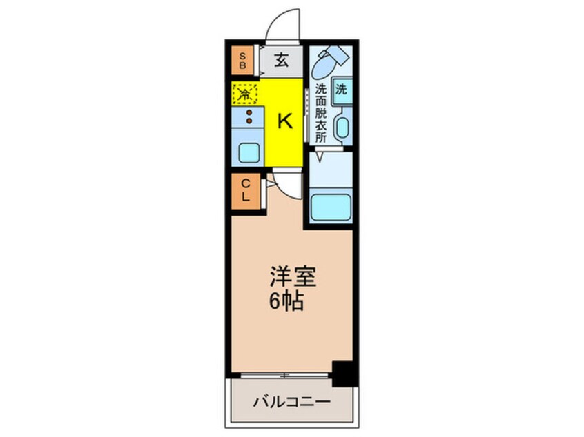 間取図 グランパシフィック北畠