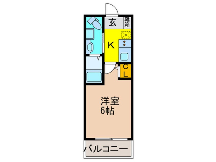 間取図 グランパシフィック北畠