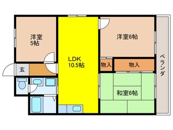 間取図 北町ニューハイツⅡ