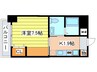 ラ・カ－サ新深江 1Kの間取り