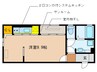 メープルヒル 1Rの間取り