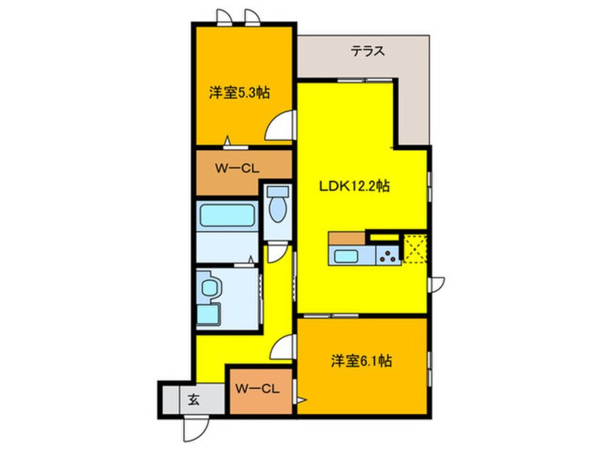 間取図 バレンシアGT