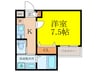 ワコーレヴィータ江坂ＥＡＳＴ 1Kの間取り