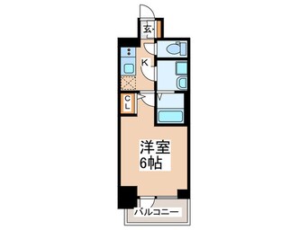 間取図 ｴｽﾘｰﾄﾞ弁天町NORTH RESIDENCE