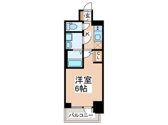 間取図 ｴｽﾘｰﾄﾞ弁天町NORTH RESIDENCE