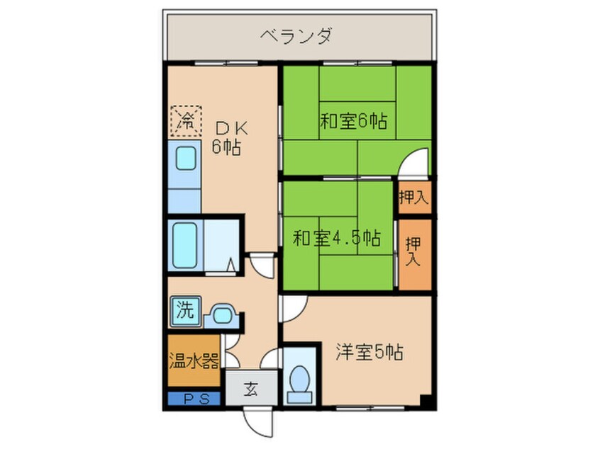 間取図 西村マンション