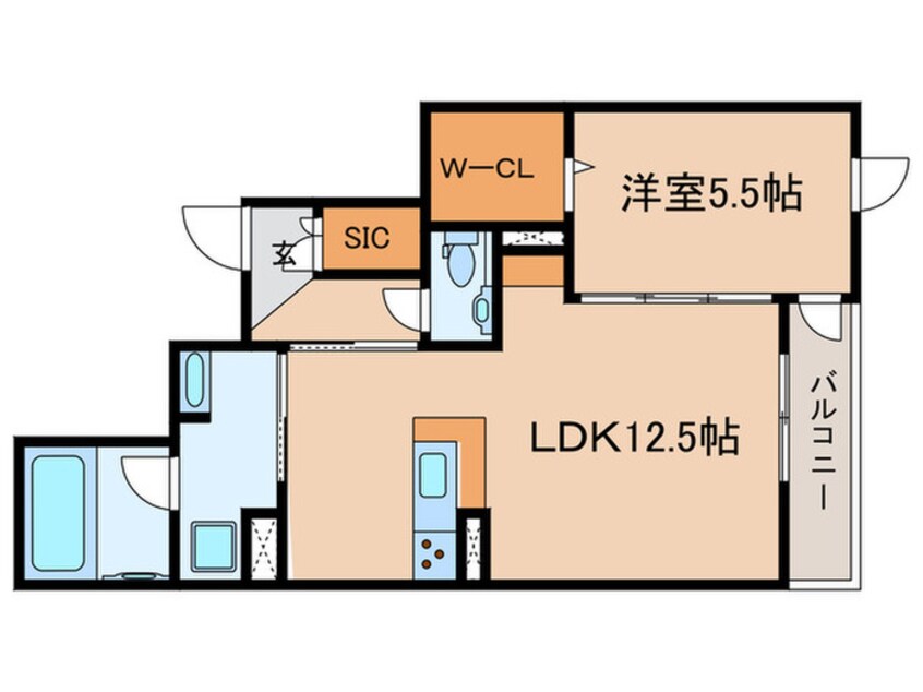 間取図 シャーメゾン岡本北