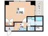 ＩＦ都島 1Kの間取り