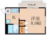 サンハイツ小栗栖Ⅰ 1Kの間取り
