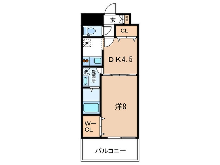 間取り図 デコ－ル神戸Ⅱ