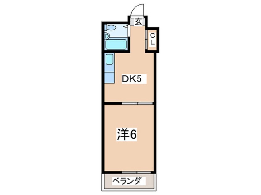 間取図 サニーコート粉浜