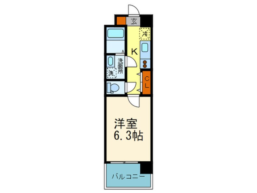 間取図 デコ－ル神戸Ⅰ