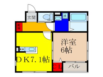間取図 フウキパレス東山本新町
