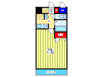 間取図 エイチツーオー今福ビル