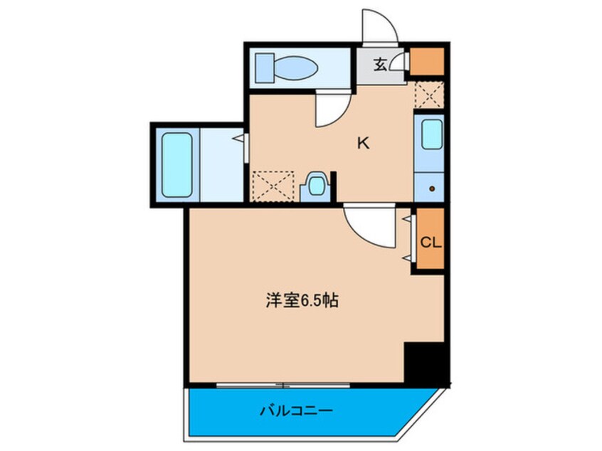 間取図 エイチツーオー今福ビル
