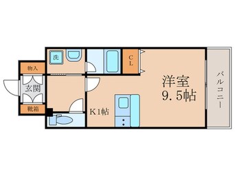 間取図 ベラジオ烏丸御池Ⅱ(402)