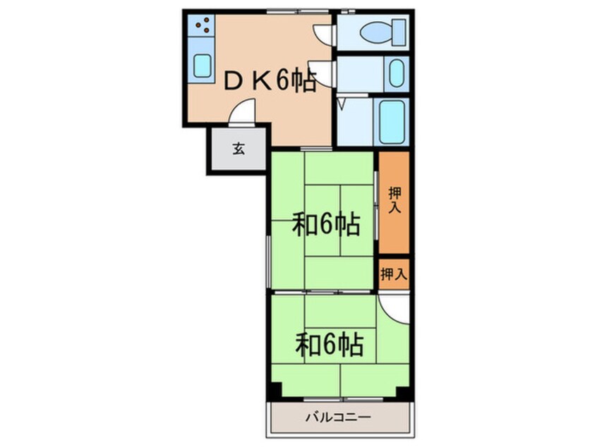 間取図 メゾン・ド・ミズホ