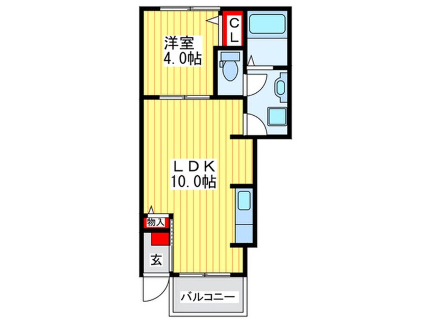間取図 シャインコート