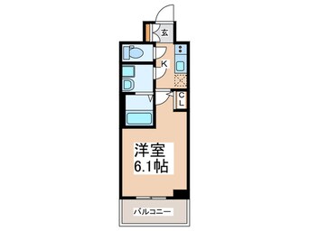 間取図 ｴｽﾘｰﾄﾞ弁天町NORTH RESIDENCE