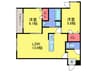 D-ROOM瓜破NORTH 2LDKの間取り