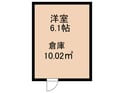 あべのベルタ　倉庫（B462）の間取図
