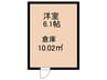 あべのベルタ　倉庫（B462） 1Rの間取り