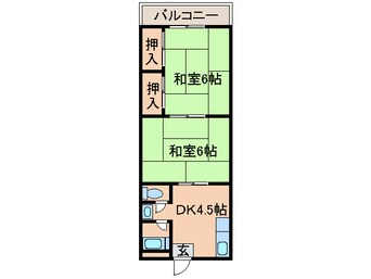 間取図 近栄コーポ