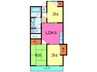 ＩＶＹ　ＣＯＵＲＴ　Ａ 3LDKの間取り