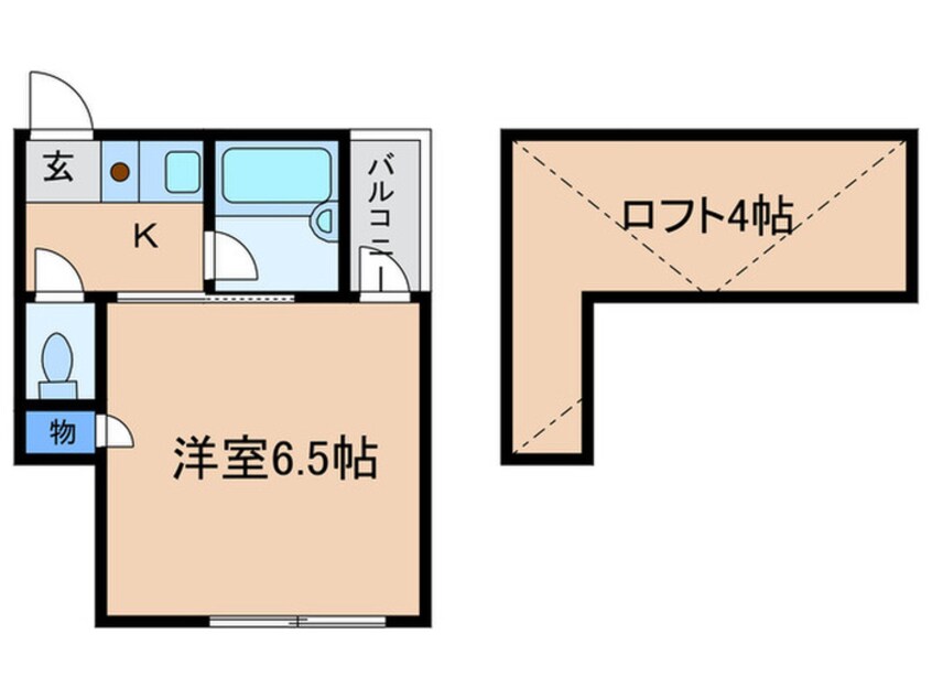 間取図 ボンジュールビル