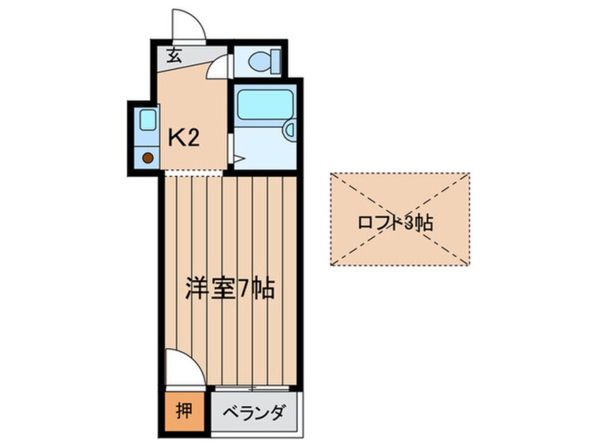 間取図 ボンジュールビル