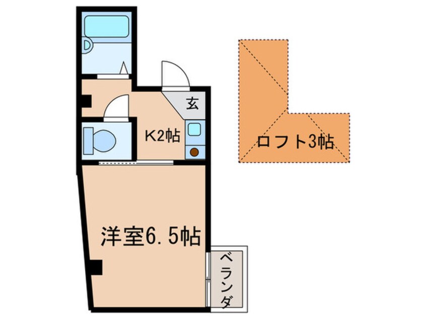 間取図 ボンジュールビル