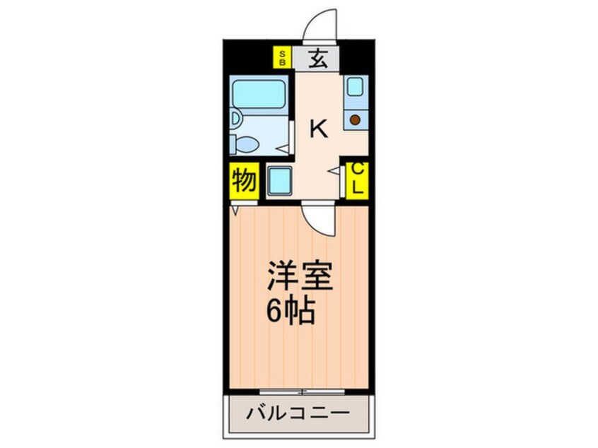 間取図 ヴァンヴェール楠葉