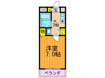 間取図 ヴァンヴェール楠葉