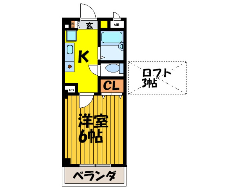 間取図 ベレッツァ灰塚