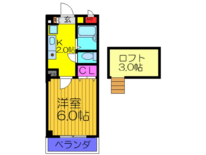 間取図 ベレッツァ灰塚