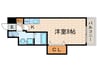 レジデンス薪 1Kの間取り
