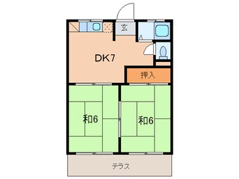 間取図 プチシャトー