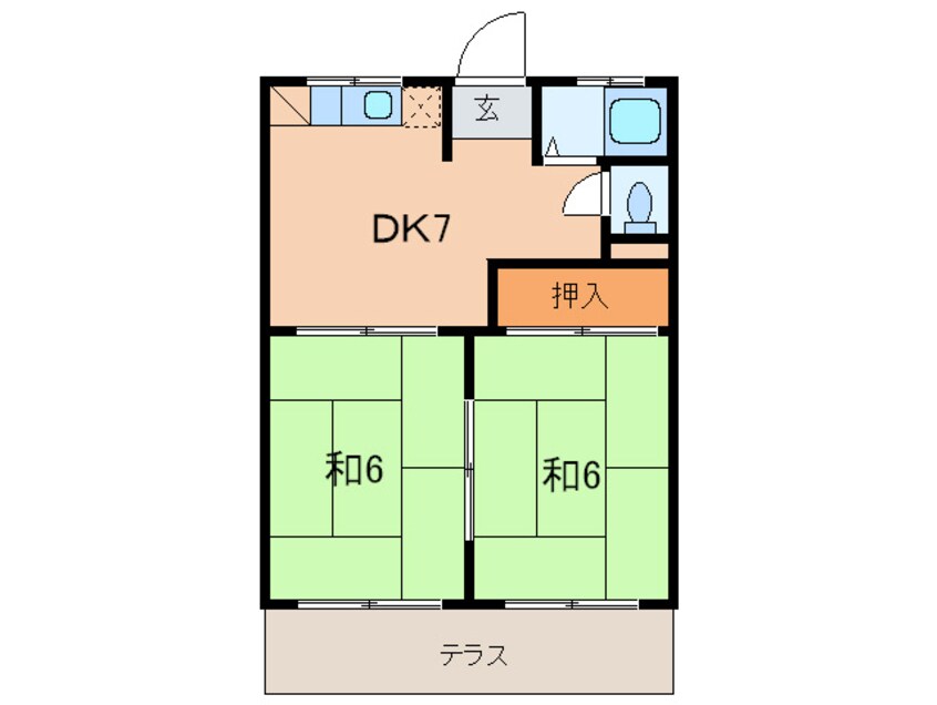 間取図 プチシャトー