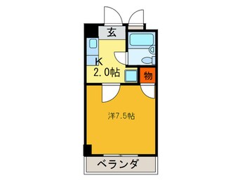 間取図 ノア－ズア－ク深江橋