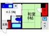 ドリ－ムマンション 1Kの間取り