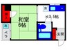 ドリ－ムマンション 1Kの間取り