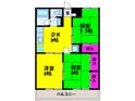 モアクレスト綾園の間取図