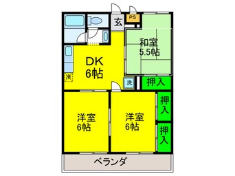 間取図 モアクレスト綾園