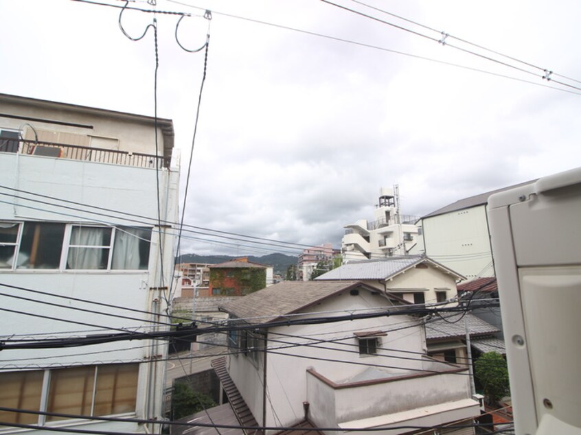 室内からの展望 石橋ハイツ