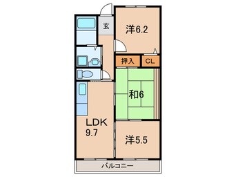 間取図 ミレニアムコ－ト