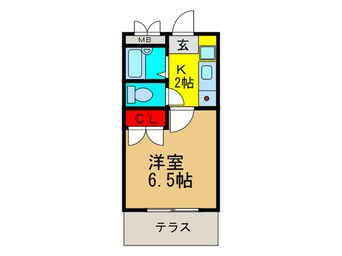 間取図 アクール豊中南